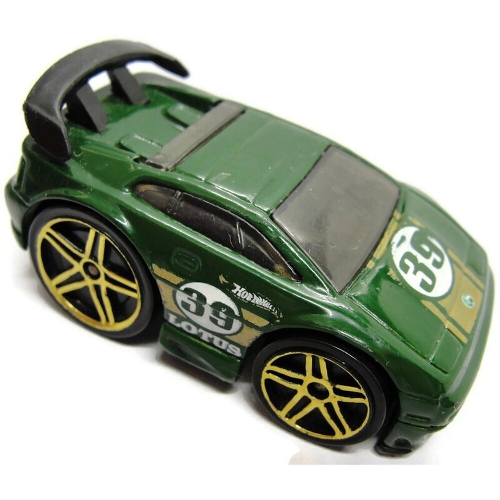 Hot Wheels Lotus Esprit Fat Wheels 2003 Green Loose Collectible Car Made In Mala